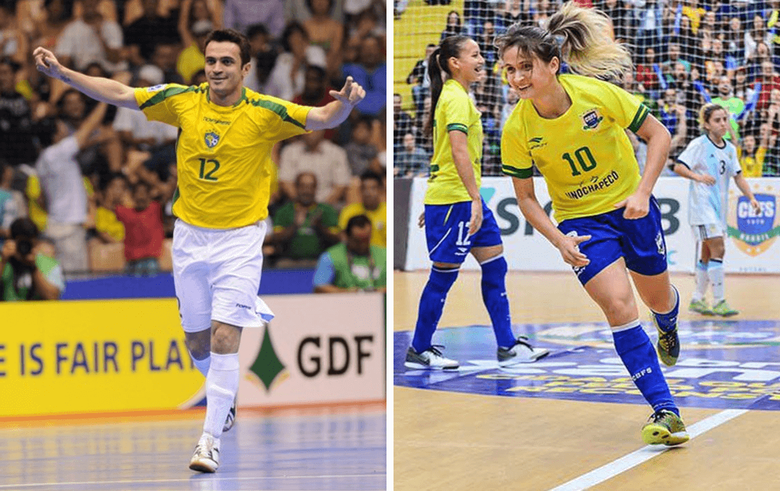 Conheça o Falcão do futsal down 