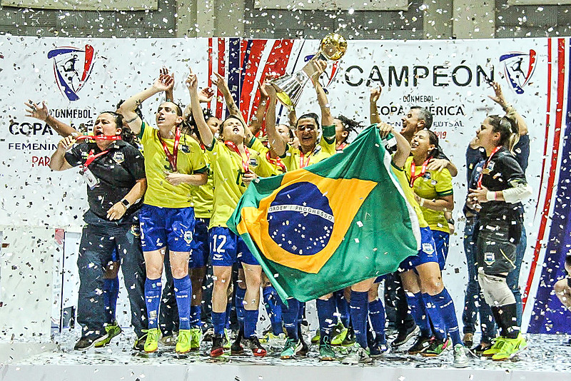 Mundial de Futsal Feminino - Um gol da Amandinha!